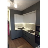 Кухня на заказ угловая, фасады МДФ