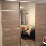 Шкаф купе с комбинированными дверьми