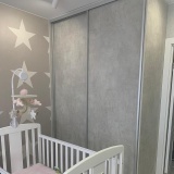 Шкаф купе Камень серый текс