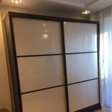 Шкаф купе со вставками AGT глянец