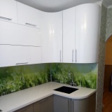 Кухня угловая,ф/печать,кварц