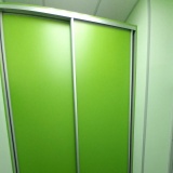 Шкаф купе с зеленого ЛДСП