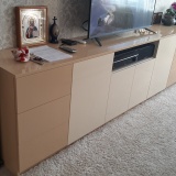 Тумба под телевизор. Фасады лако-краска